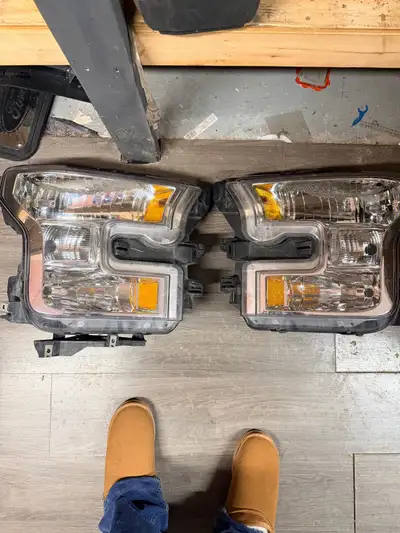 Fog lights and taillights and headlights all in one need gone they needs bulbs but fogs come with th...