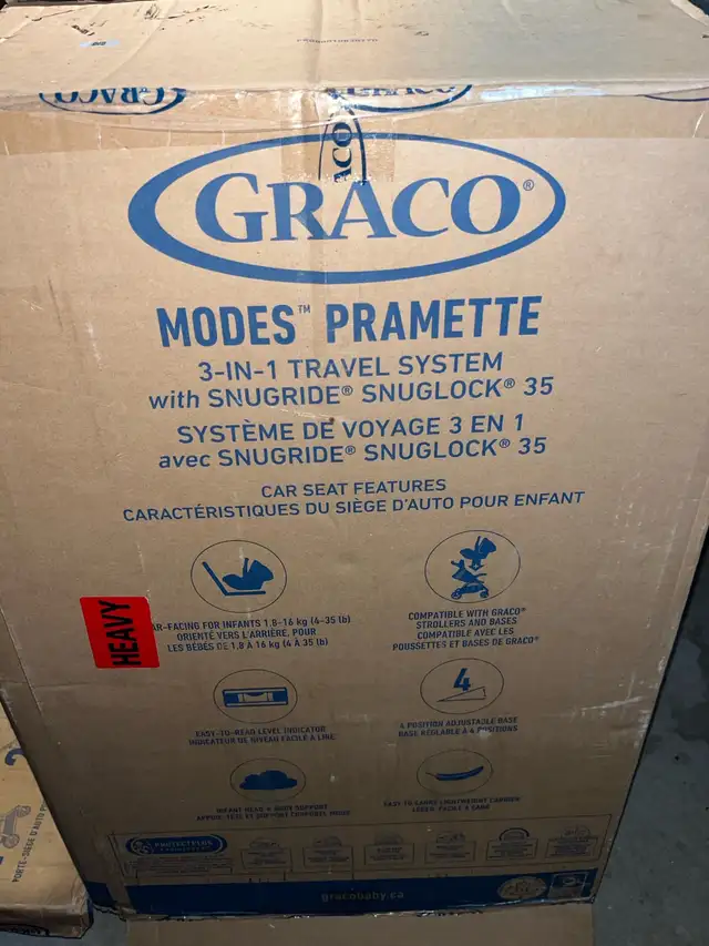 Complete package - Graco stroller + car seat BASE + car seat in Strollers, Carriers & Car Seats in Markham / York Region - Image 7