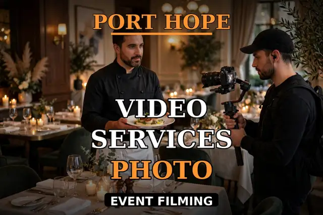 Port Hope Event Videographer & Photographer from $150