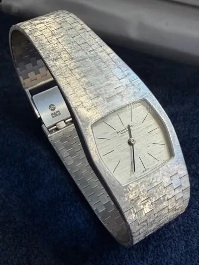 SOLD!!! Vintage 1960’s early 70’s IWC ladies dress watch. Mint condition, clean! Integrated bracelet...