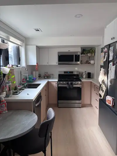 Basement Apartment in Scarborough, for July and August , it’s a two bedroom two bathroom, but only o...
