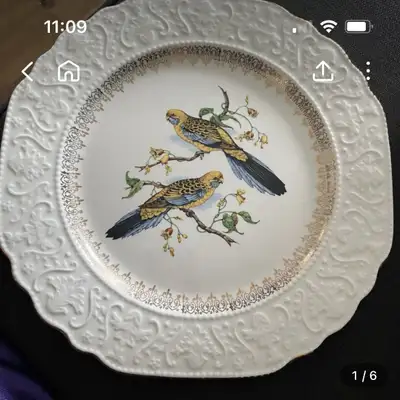 Wood &  Sons Stratford Bird Plate, View more
