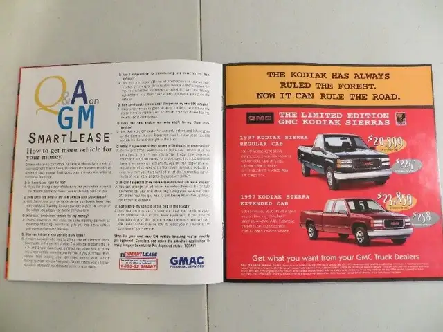 1997 GM SHOW ROOM SALES BROCHURE in Vehicle Parts, Tires & Accessories in Belleville - Image 5
