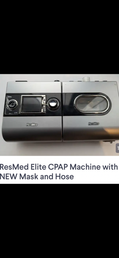 Resmed elite cpap machine., View more