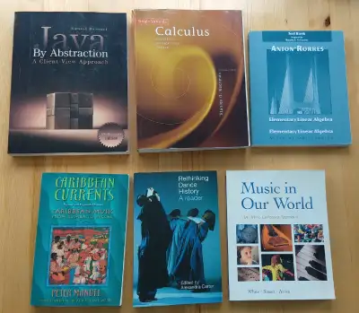 Take the whole box for $25. These are old editions. Rethinking dance history (carter) Music in our w...
