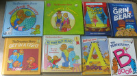 Berenstain Bear books and a Bear Stuffie