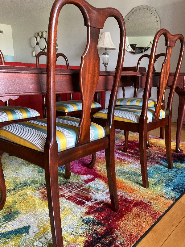 Chaises (6) salle à manger en merisier Mobilier de salle à manger et cuisine Ville de Québec