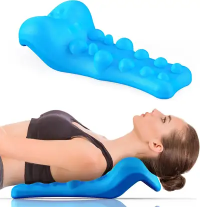 Neck and Shoulder Relaxer with Upper Back Massage Point, View more