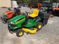 John Deere LA145 Lawn Tractor w/ Bagger