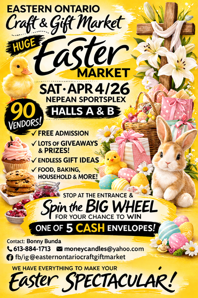 HUGE Easter Market Sat Apr 4/26 Nepean Sportsplex 10am - 4pm, View more