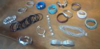 Jewelry: 20 Bracelets Some Vintage Some Newer, Get All for $25.
