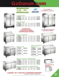 Commercial fridges
