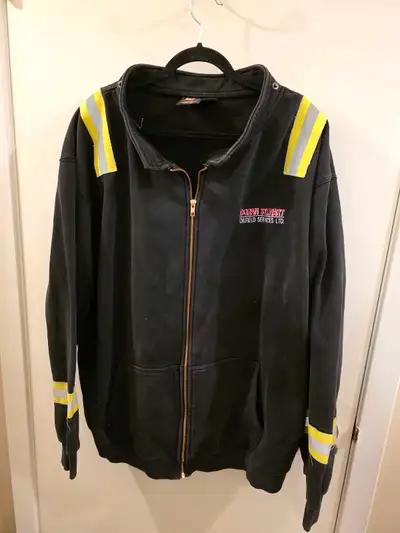 Fr zip up hoodie sweater hi viz stripe xl, View more