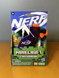 Nerf Minecraft MicroShots Ender Dragon Blaster - NEW