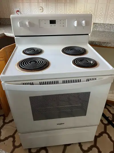White WhirlPool Stove - Working, View more