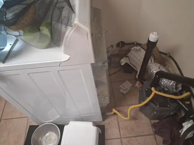 WTD: Licensed Gas Fitter to disconnect Laundry Dryer