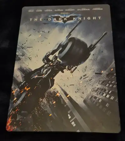 The Dark Knight Steel book Edition on DVD, View more