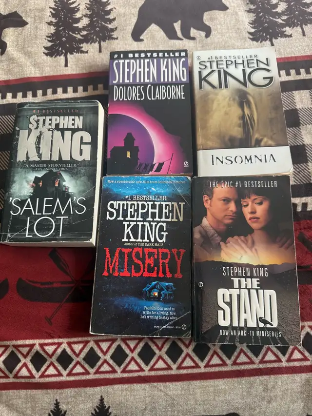 5 Stephen King Books 63235092842115121