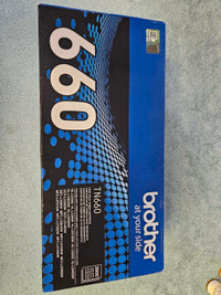 GENUINE  Brother Toner TN660 High Yield (factory sealed pouch)