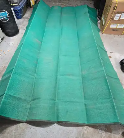 Lightly used outdoor waterproof RV Mat. 12' 2" x 8 '8"