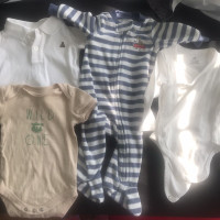 Baby onesies and shirt 0-6m