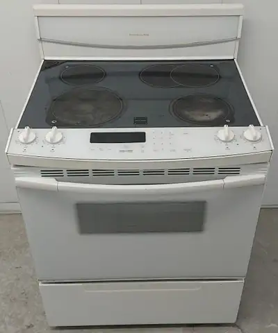 KITCHEN AID RADIANT CERAMIC GLASS-TOP RANGE / CONVECTION OVEN, View more