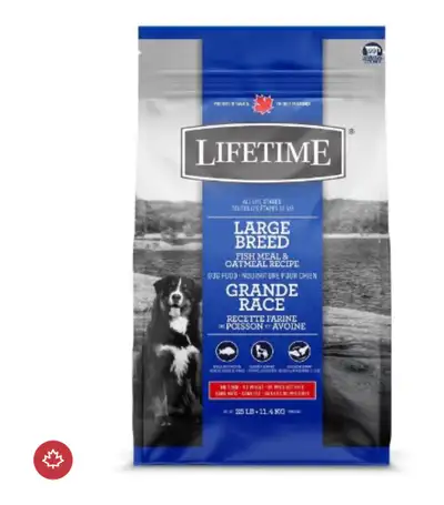 (Opened) free large breed dog food, View more
