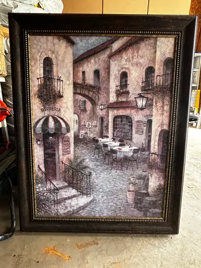 Large Painting Canvas Of Italy Picture Frame, View more