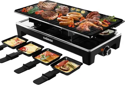 NEW CUSIMAX Raclette Electric Grill Table Portable 2 in 1 BBQ, View more