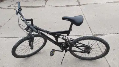 Dual suspension mountain bike, 26" wheels, View more