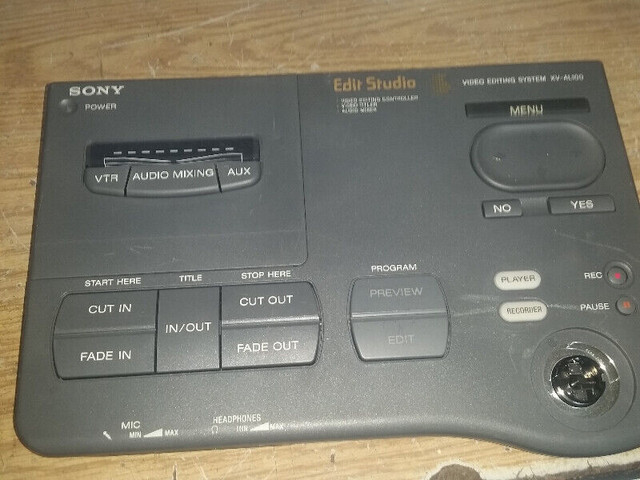 Sony XV-AL100 Video Editing System Controller dans Autre  à Ville de Montréal