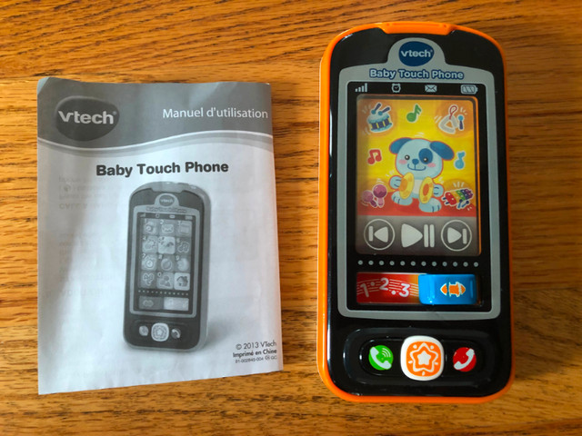 BABY TOUCH PHONE de VTECH (version française) pour 6 à 36 mois dans Jouets et jeux  à Longueuil/Rive Sud