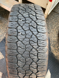 1 X single 275/65/20 Goodyear Wrangler Trail Runner A/T with 50%