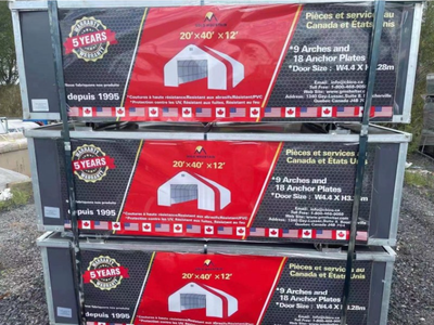 Bâtiment de Stockage en Tissu Abordable de 20'x40'x12' PVC 450g, View more