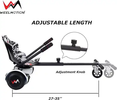 Brand new hoverboard go kart attachment. Universal design fits most 6.5'' 8'' 8.5'' and 10'' hoverbo...