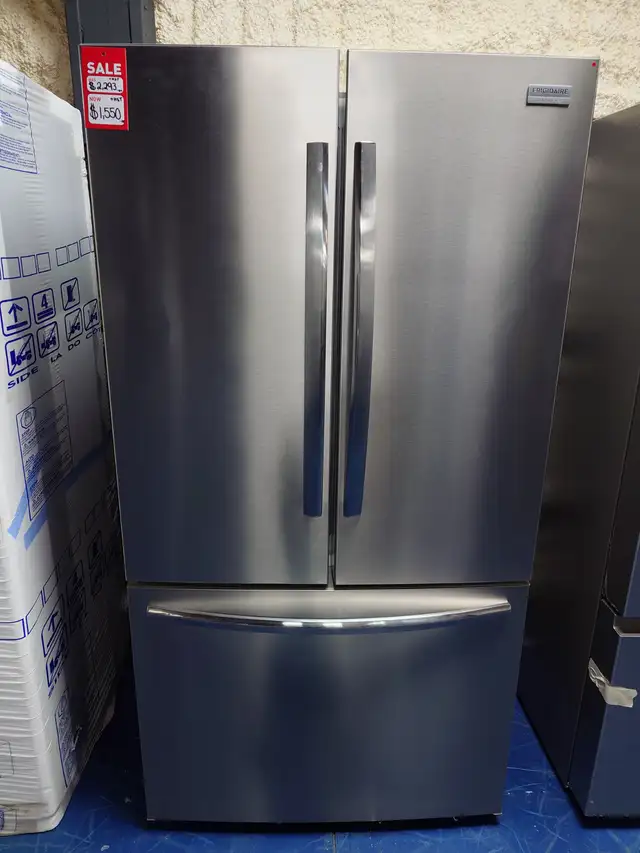 Frigidaire "36" Stainless Steel French Door Fridge on Sale‼️ in Refrigerators in Norfolk County - Image 2