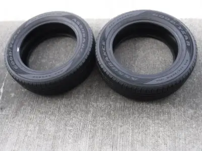 Pair of 225-60R18 Goodyear Assurance all season tires. Excellent condition, lot's of tread. No damag...
