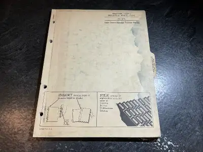 John Deere 440 I Industrial Wheel Type Tractor Parts Catalog, View more