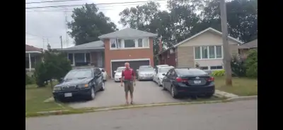 Parking spot for the car in front of my house on the driveway at: Beaver Valley Rd Toronto On M3H 4S...
