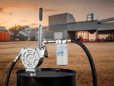 For Sale New in original box GPI HP-100-UL 114000-10 Dual-Flo premium Drum Pump Great Plains Industr...