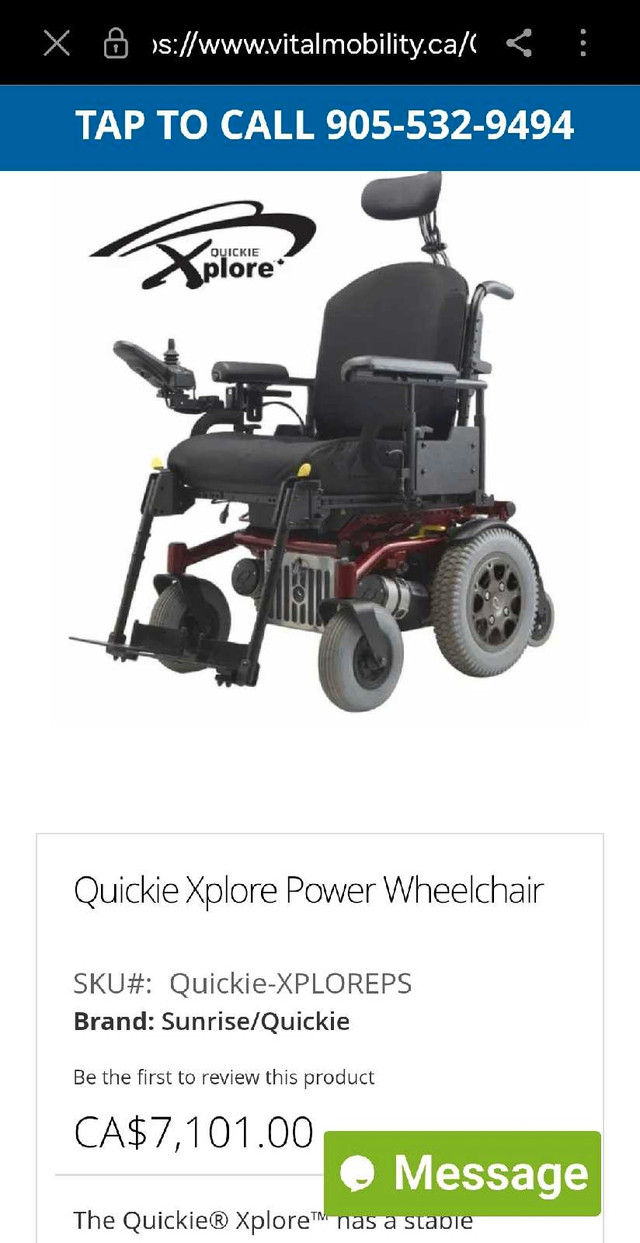 Powered wheel chair in Health & Special Needs in Bridgewater - Image 2