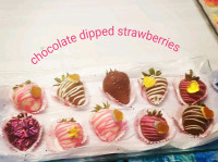 chocolate dipped strawberries 