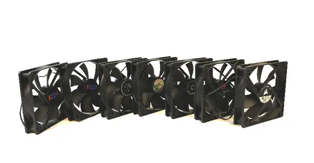 3-pin Silent Cooling PC Case Heat Sink Fans 120mm YouChoose From in System Components in City of Toronto - Image 2