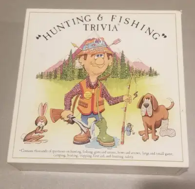 Hunting & Fishing Trivia Board Game, View more