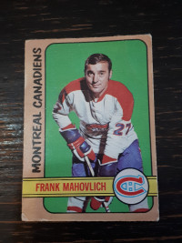 1972-73 O-Pee-Chee Hockey Frank Mahovlich Card #102