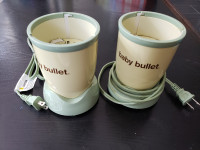 2 × Baby Bullet Blenders ($30 older one up to $70 for both)