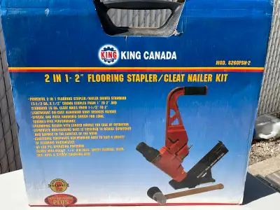 2 inch Flooring Stapler/Cleat nailer. 2 in 1. New in box First $80 cash takes it home Available even...