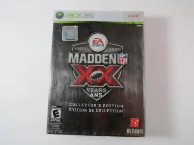 XBox 360 Madden NFL XX Years 1989-2009 Collector's Edition COMPLETE 3 Discs $25.00