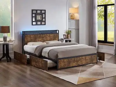 Storage Bed Queen, View more