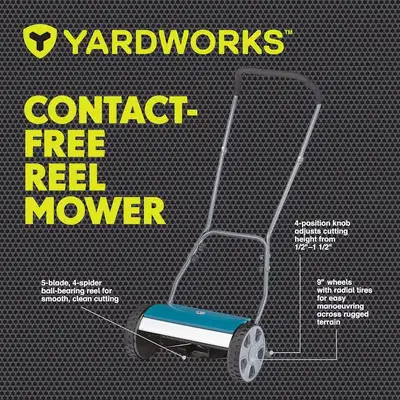 Yardworks Push Lawnmower & Sharpening Kit, View more